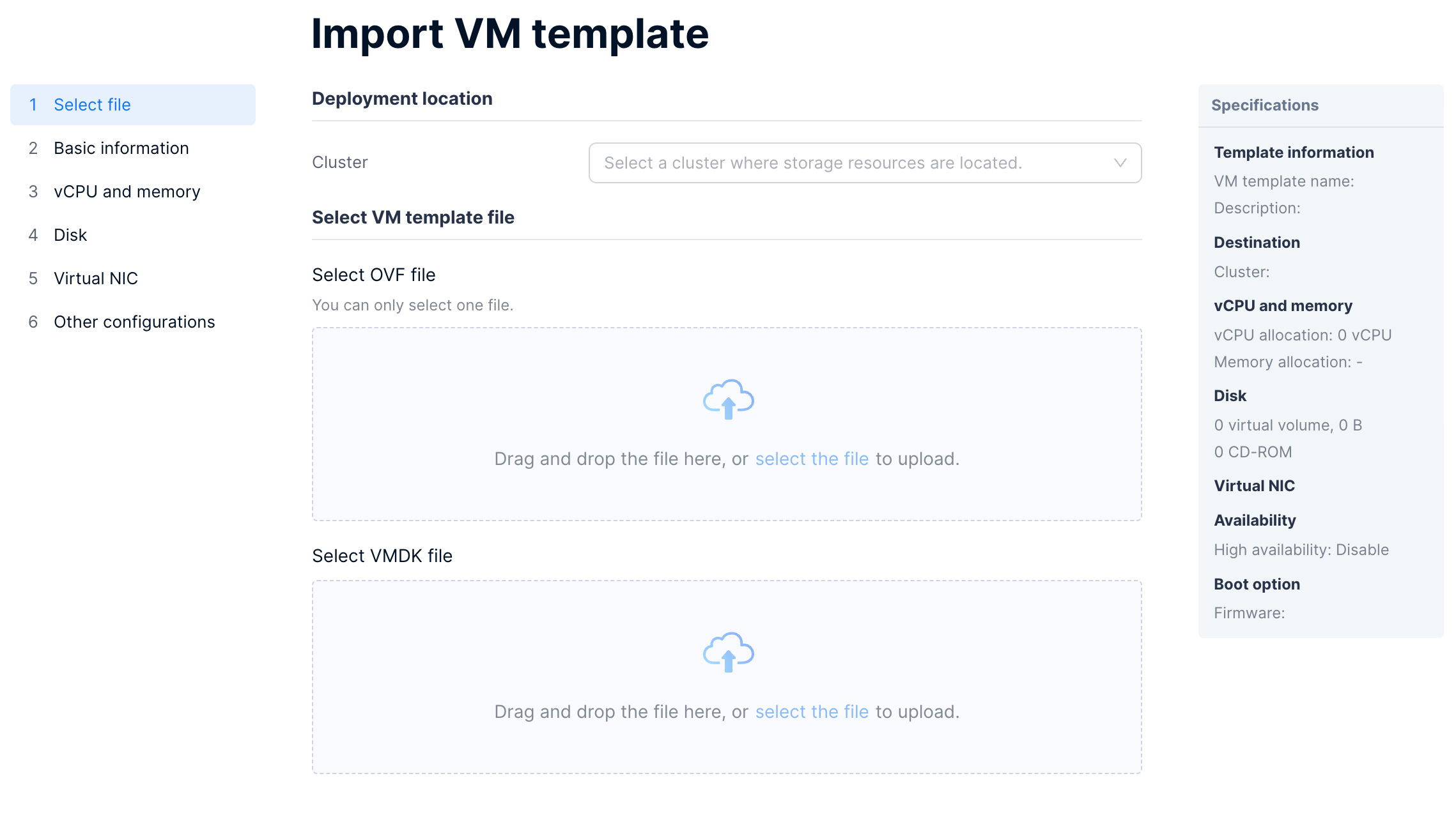 Prepare your virtual machine template | quick start guide | Arcfra Docs
