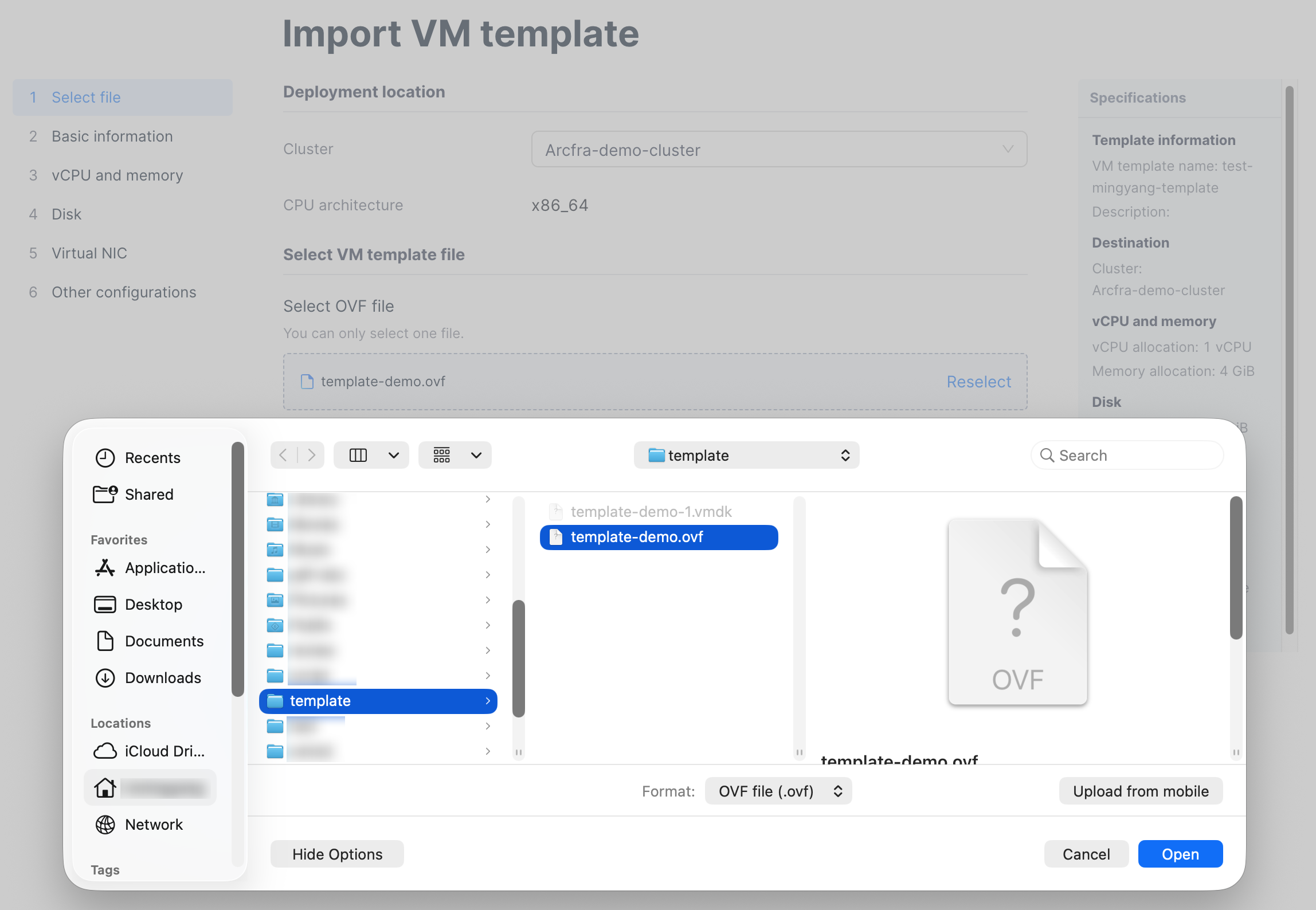 Prepare your virtual machine template | quick start guide | Arcfra Docs